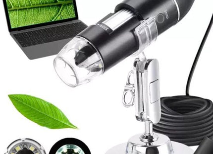 Izoxis - Digitale Microscoop - 1600x Vergroting - USB - Connectiviteit - Zwart - MBDeals.nl