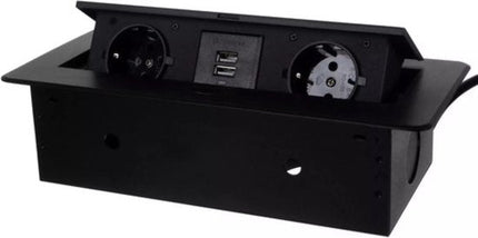 Izoxis - Inbouwbaar USB Stopcontact - Stijlvol Design - Geschikt voor Diverse Oppervlakken - MBDeals.nl