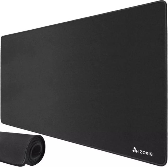 IZOXIS - Muismat voor Toetsenbord - Anti Slip - 89x40cm - Zwart - MBDeals.nl