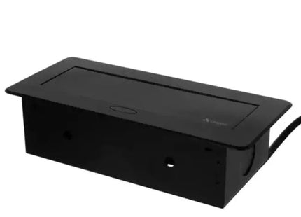 Izoxis - Triple Stopcontact - Inbouwbaar - Stijlvolle Stroomoplossingen - Inklapbaar - MBDeals.nl