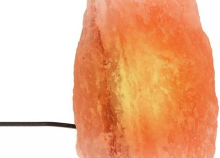 Izoxis zoutlamp met warm oranje licht, E14-lampje en snoerschakelaar, 12 x 23 cm - foto 6