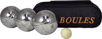 Jeu de boules set volwassenen in draagtas, 3 ballen van 740 gram en but, 2 sets - foto 2