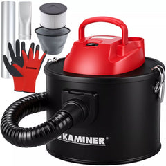Kaminer openhaard stofzuiger zakloos met 10 liter inhoud en 800 watt