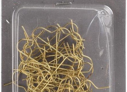 Kerstbalhaakjes van goudkleurig metaal, 3,5 cm lang, 200 stuks - foto 4