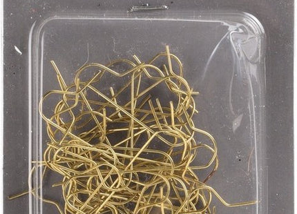 Kerstbalhaakjes van goudkleurig metaal, 3,5 cm lang, 150 stuks - foto 4