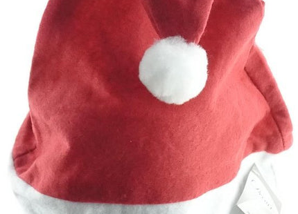 Kerstmuts rood en wit met pompon, voor volwassenen en kinderen, 40 x 29 cm - foto 2