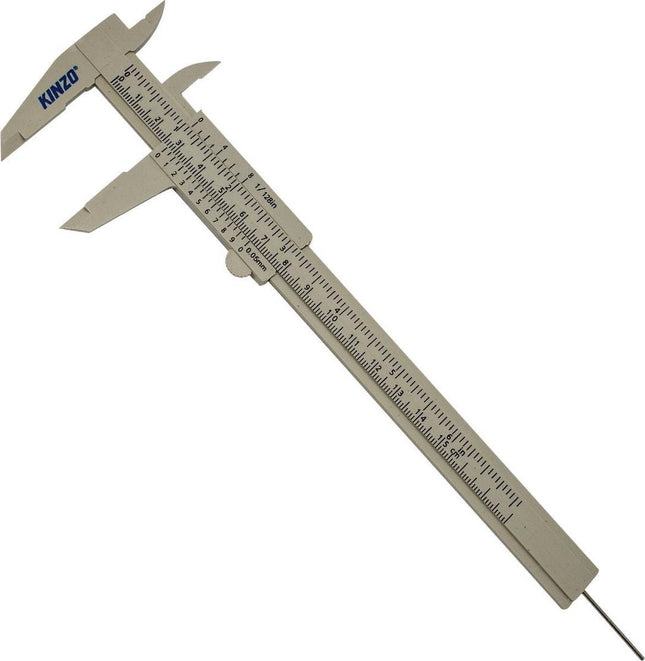Kinzo - Schuifmaat - 150mm Meetbereik - Voor Outdoor en Indoor Metingen - Millimeter en Inch Aanduiding - MBDeals.nl