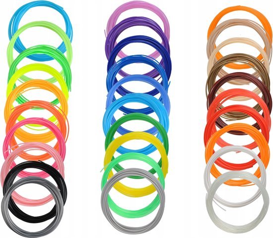 Kruzzel – 3D Pen Vulling – Complete Set – PLA - Filament – Duurzaam & Veilig - MBDeals.nl