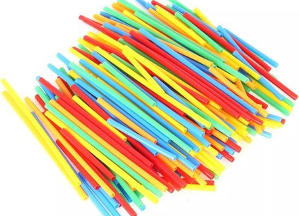 Kruzzel - Blokken Rietjes Set - 408 Onderdelen - Stimuleert Creativiteit - Geschikt voor Kinderen - MBDeals.nl