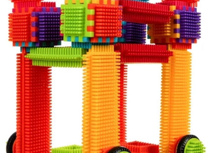 Kruzzel - Constructie Set - Hedgehog Blocks - 192 Stukken - Verschillende Vormen - Multicolor - MBDeals.nl