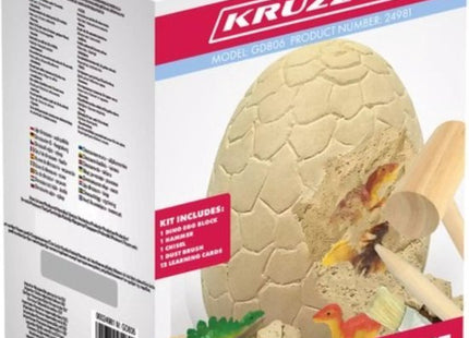 Kruzzel - Dinosaur Egg - Inclusief 12 Dinosaurussen - Perfect voor Cadeaus - Niet - giftig en Veilig - MBDeals.nl