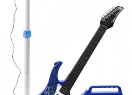 Kruzzel - Elektrische Kindergitaar - Met Microfoon en Versterker - Mp3 - ingang - Afmetingen 72 X 24 Cm - MBDeals.nl