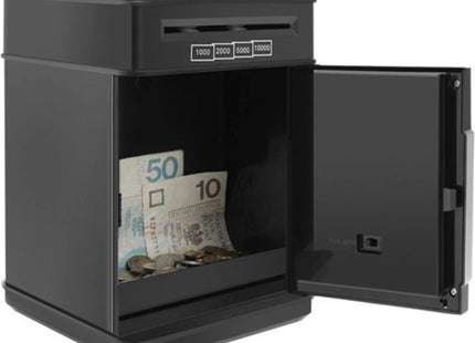 Kruzzel - Geldkluis Spaarpot - Elektrisch - Voor Munten Én Biljetten - Interactief met Licht - en Geluidseffecten - PIN - Beveiliging - MBDeals.nl