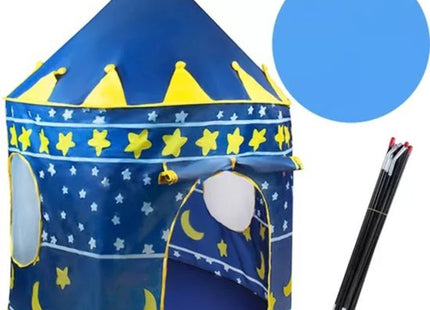Kruzzel - Kinder Tent - Donkerblauw - Opvouwbaar - 135x105 Cm - MBDeals.nl