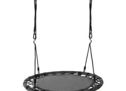 Kruzzel - Nestschommel - 1 Meter Diameter - 150 KG Belasting - Zwart - MBDeals.nl