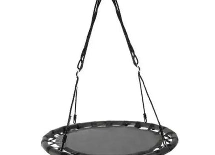 Kruzzel - Nestschommel - 1 Meter Diameter - 150 KG Belasting - Zwart - MBDeals.nl