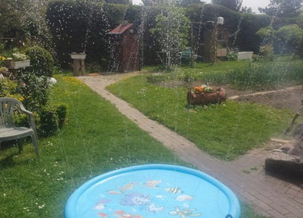 Kruzzel waterspeelmat 150 cm met fonteineffect voor kinderen, zeethema - foto 6