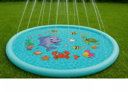 Kruzzel waterspeelmat 150 cm met fonteineffect voor kinderen, zeethema - foto 8