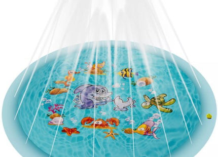 Kruzzel waterspeelmat 150 cm met fonteineffect voor kinderen, zeethema - foto 5