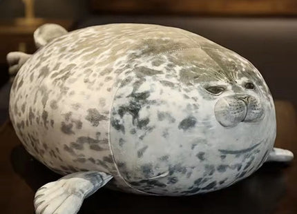 Kruzzel - Zeehond Knuffel - 60 Cm Lengte - Zacht Pluche Buitenkant - Hoogwaardig Polyester Vulling - MBDeals.nl