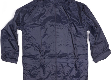 Lastpak - Regenpak - Geïntegreerde Capuchon - Elastische Tailleband - Twee Voorzakken - MBDeals.nl