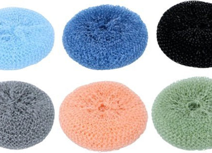 Lifetime Clean - Pannenspons Nylon - Ø8,5x3 cm - 6 Kleuren - Duurzaam en Krasvrij - MBDeals.nl