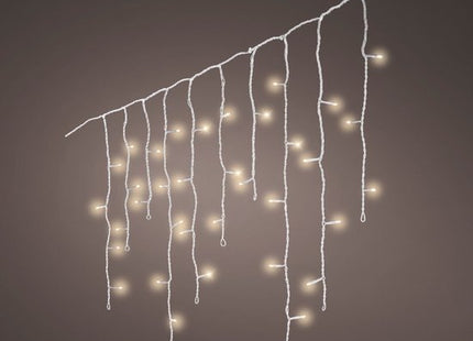 Lumineo ijspegelverlichting buiten warm wit, 119 leds, 500 cm, met timer - foto 2