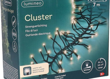 Lumineo clusterverlichting buiten, 768 leds warm wit, 700 cm, met timer - foto 5