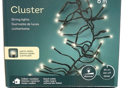 Lumineo clusterverlichting buiten, 768 leds warm wit, 700 cm, met timer - foto 6