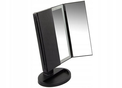 Make up spiegel met LED verlichting en 3x, 5x en 10x vergroting, zwart - foto 5