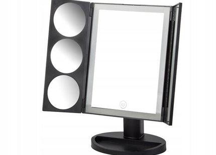 Make up spiegel met LED verlichting en 3x, 5x en 10x vergroting, zwart - foto 7