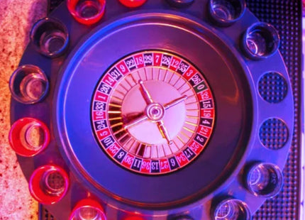 Malatec - Alcohol Roulette Spel - Met 16 Glazen - Vanaf 18 Jaar - Afmetingen 29 X 6.5 Cm - MBDeals.nl