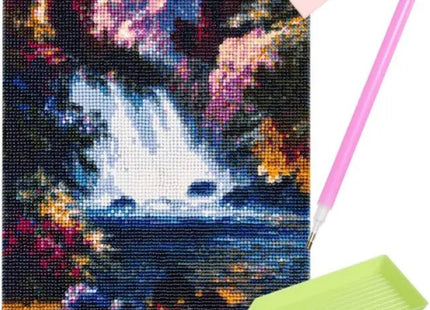 Malatec - Diamond Painting Set - Volledige Bedekking - 30x40 Cm - Mooie Herfstkleuren - MBDeals.nl