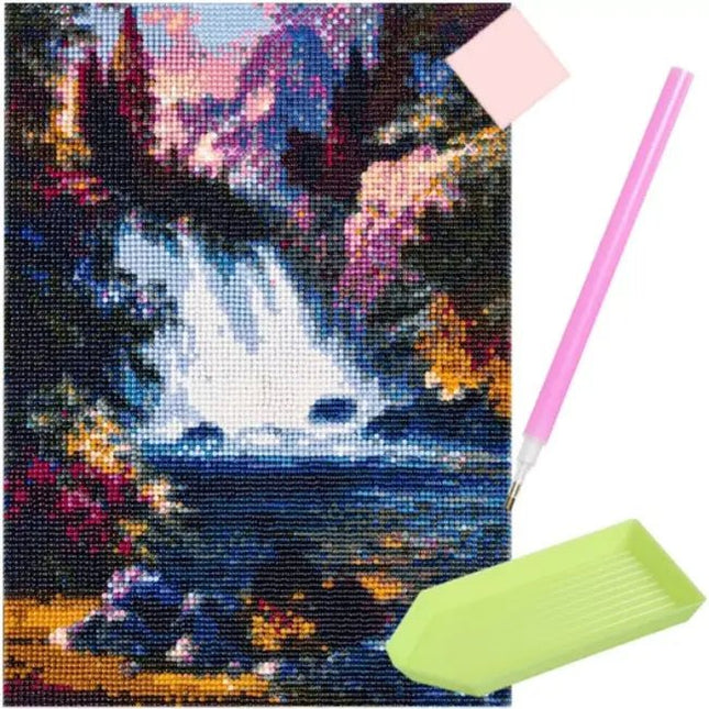 Malatec - Diamond Painting Set - Volledige Bedekking - 30x40 Cm - Mooie Herfstkleuren - MBDeals.nl