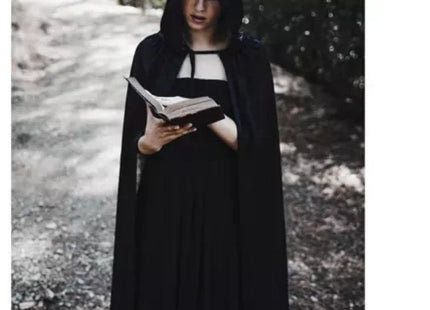 Malatec - Lange Cape met Capuchon - 150 X 120 Cm Afmeting - Met Vetersluiting - 30 Cm Diepe Capuchon - MBDeals.nl