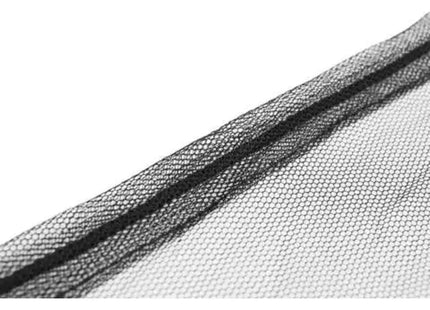 Malatec - Muggennet voor Tuinparasol - Ø 3 Meter - Fijnmazig Net - Zwart - MBDeals.nl