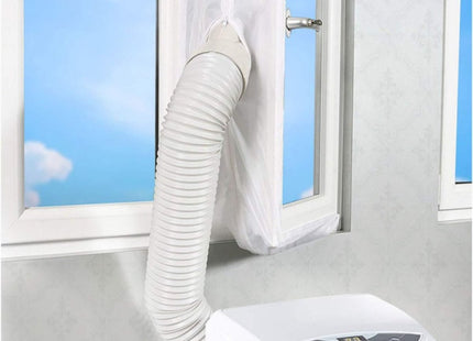 Malatec - Raamafdichtingskit - Omtrek 400 Cm - Zelfklevend Klittenband - Voor Mobiele Airco - MBDeals.nl