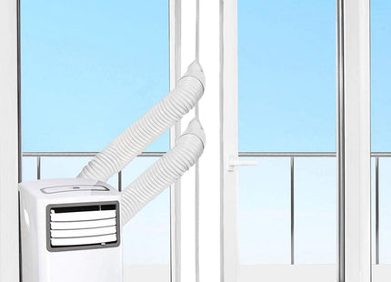 Malatec - Raamafdichtingskit - Omtrek 400 Cm - Zelfklevend Klittenband - Voor Mobiele Airco - MBDeals.nl