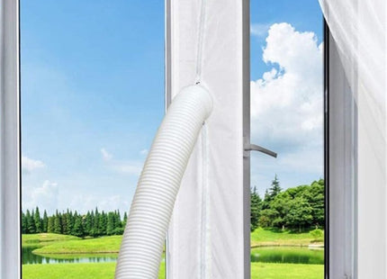 Malatec - Raamafdichtingskit - Omtrek 400 Cm - Zelfklevend Klittenband - Voor Mobiele Airco - MBDeals.nl