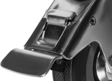 Malatec - Zwenkwielen - 4 Stuks met Rem - Rubber en Verzinkt Staal - Maximale Belasting 220 Kg - MBDeals.nl