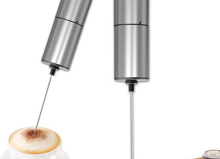 Melkschuimer - Draadloos op Batterijen - RVS - Mini Mixer - MBDeals.nl