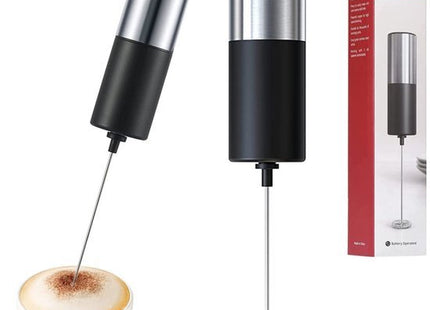Melkschuimer - Draadloos op Batterijen - RVS - Mini Mixer - MBDeals.nl