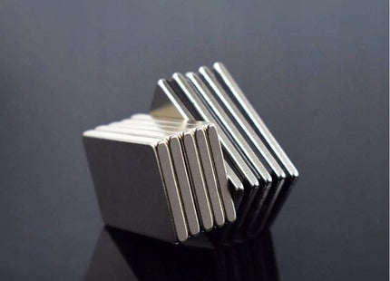 Neodymium magneten N50 rechthoekig 10 x 5 x 1,5 mm, set van 10 stuks - foto 3