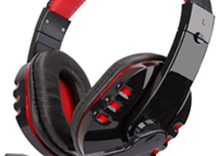 No Fear - Gaming Headset – 1.5 M Kabel – 40 MM Drivers – Opvouwbare Microfoon – Zwart/Rood - MBDeals.nl