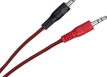 No Fear - Gaming Headset – 1.5 M Kabel – 40 MM Drivers – Opvouwbare Microfoon – Zwart/Rood - MBDeals.nl