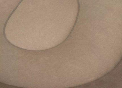 Opblaasbare stoel met voetensteun en voetpomp, tot 120 kg, zwart-beige - MBDeals.nl