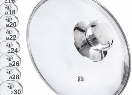 Orion - Pan Deksel - Glas - 16cm Diameter - Bestand tot 200°C - MBDeals.nl