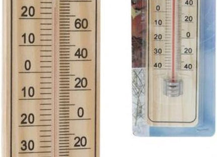 Pro Garden – Thermometer – Hout – Geschikt voor Binnen - en Buitengebruik - MBDeals.nl