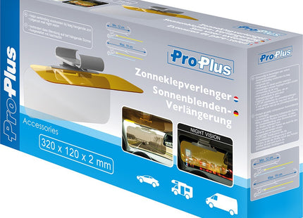 Pro Plus - Zonnescherm - Verstelbaar - Night Vision - Geschikt voor Bestuurders - en Passagiersplaats - MBDeals.nl