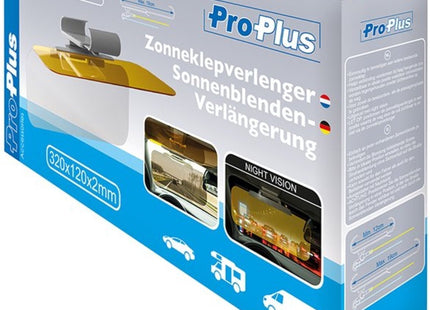 Pro Plus - Zonnescherm - Verstelbaar - Night Vision - Geschikt voor Bestuurders - en Passagiersplaats - MBDeals.nl